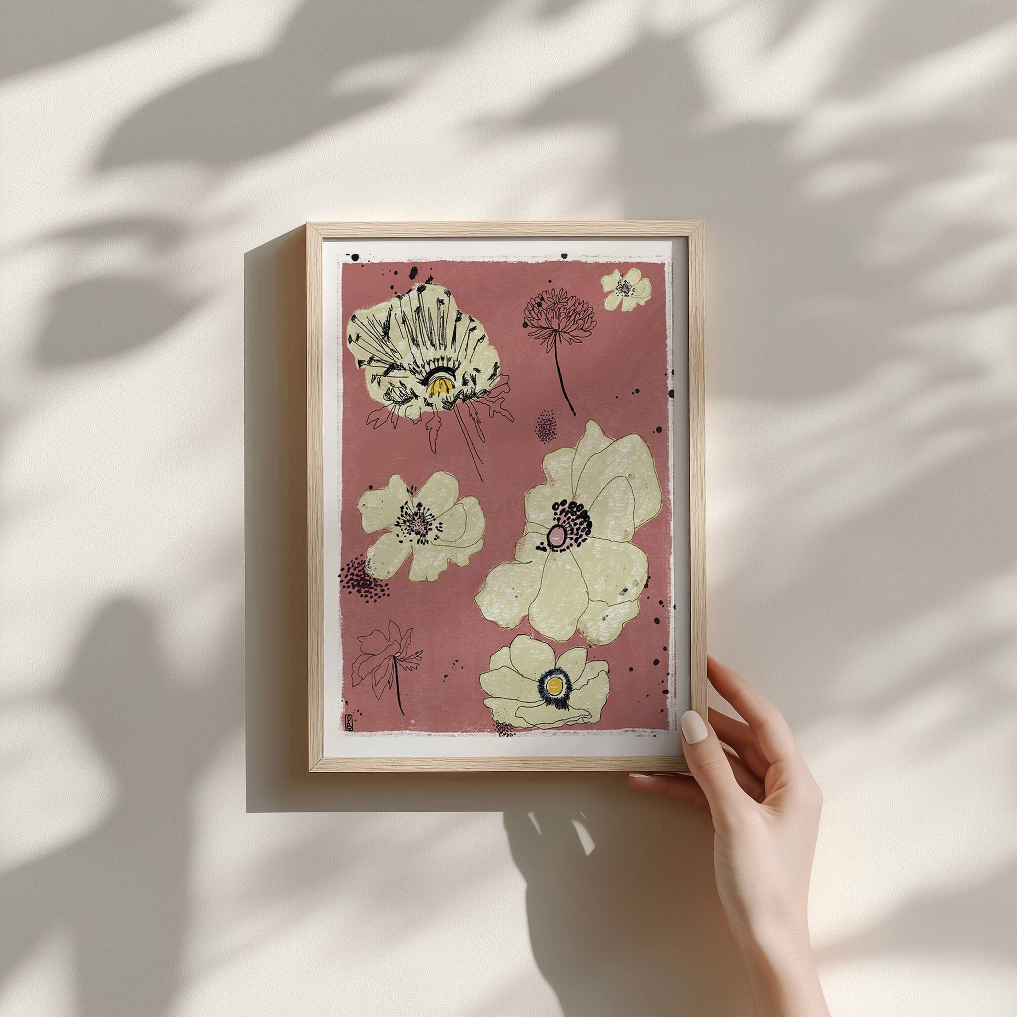 "On Earth", Floral Giclée Fine Art Print: 11x14
