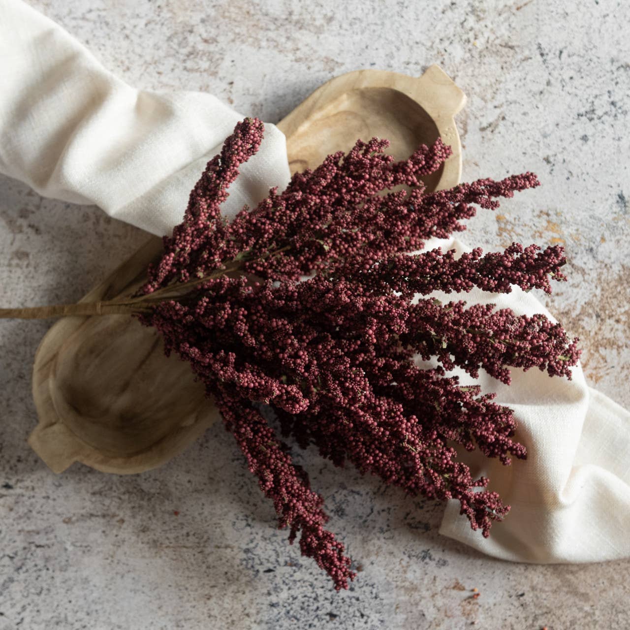 21" MULBERRY HEATHER BUSH