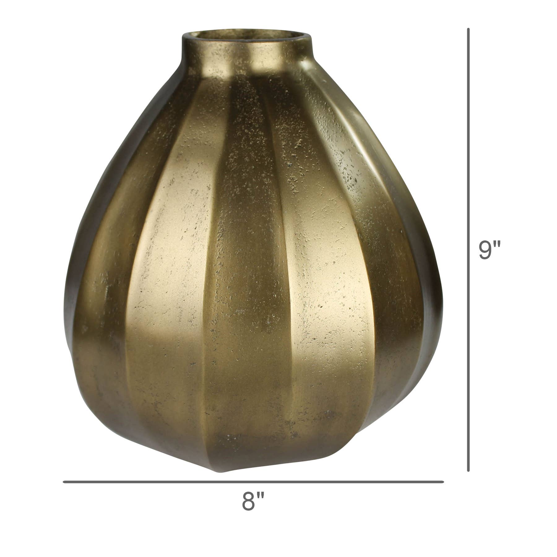 Calabaza Brass Vase