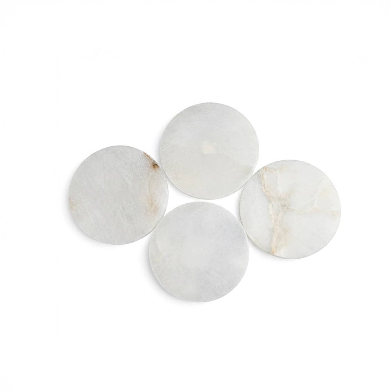 Alabaster Coasters, Set of 4