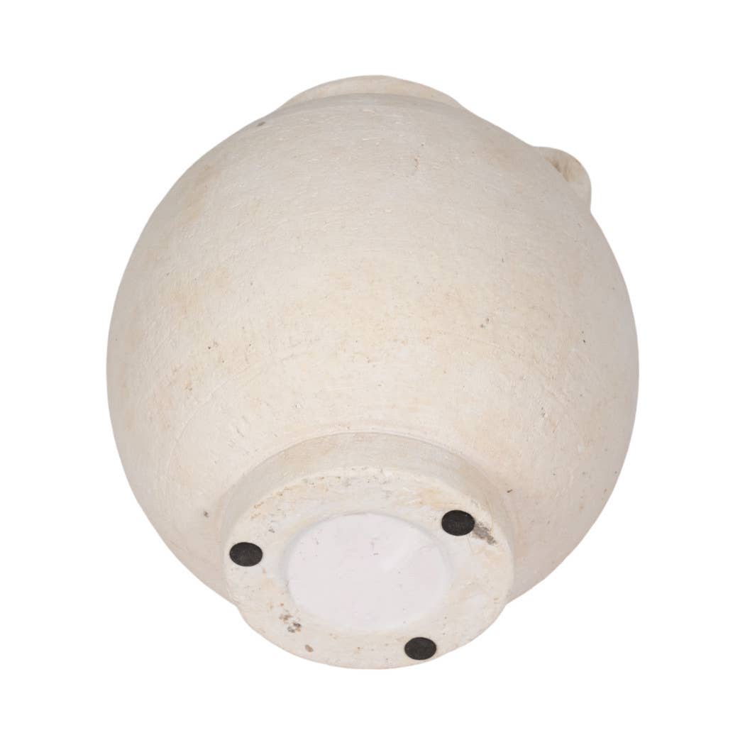 Brianna Bulbous Handle Jug - White, 7 in.