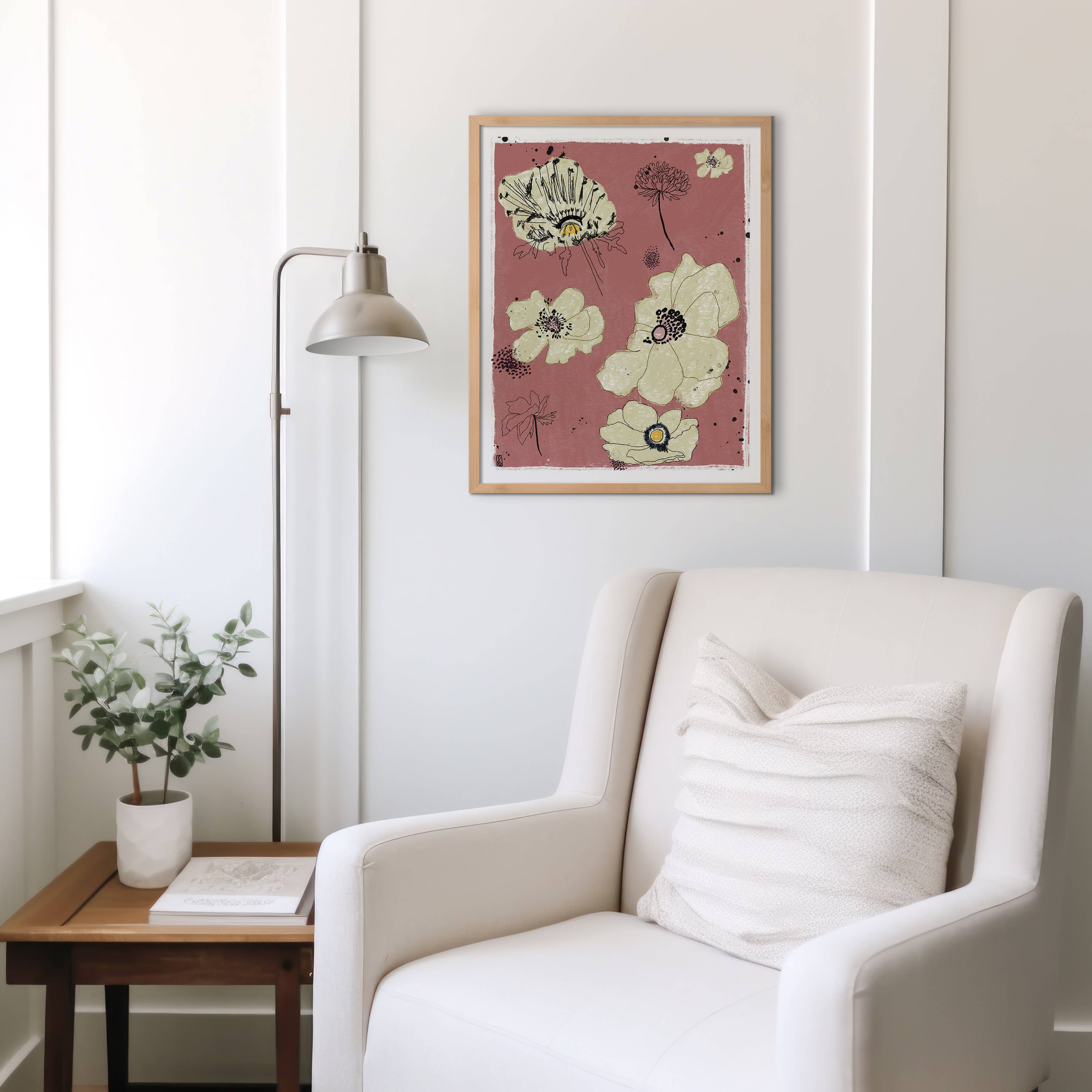 "On Earth", Floral Giclée Fine Art Print: 11x14