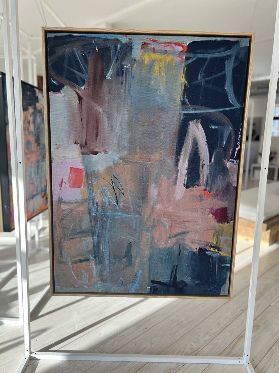 Shelley Roupas - Grey Opportunity: Gallery Wrap / 20"x24"