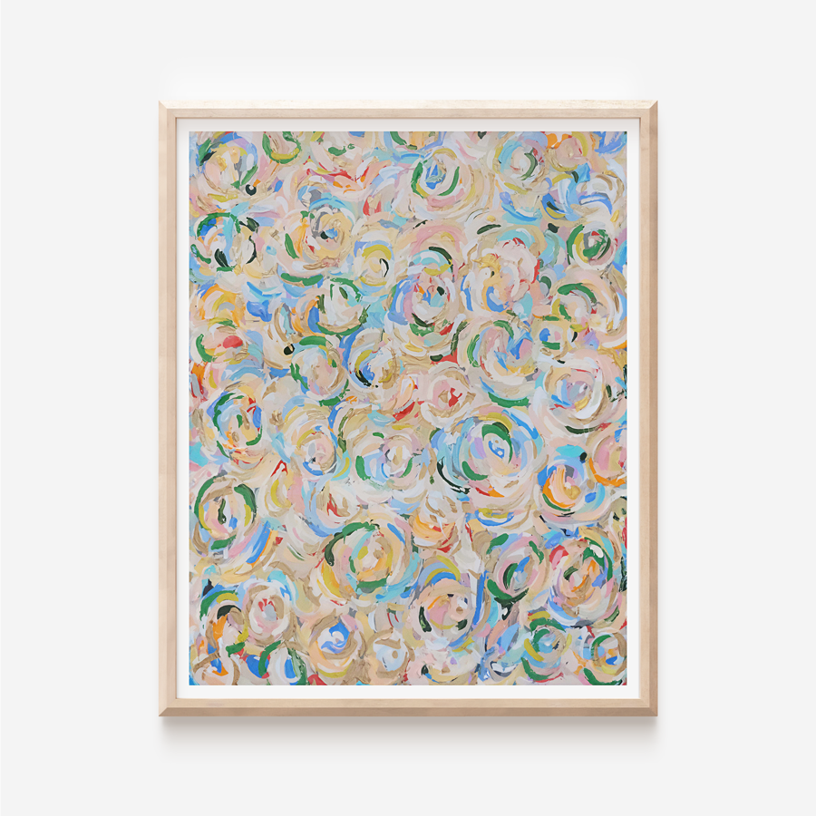 Lee Swirls Abstract Print: 8x10