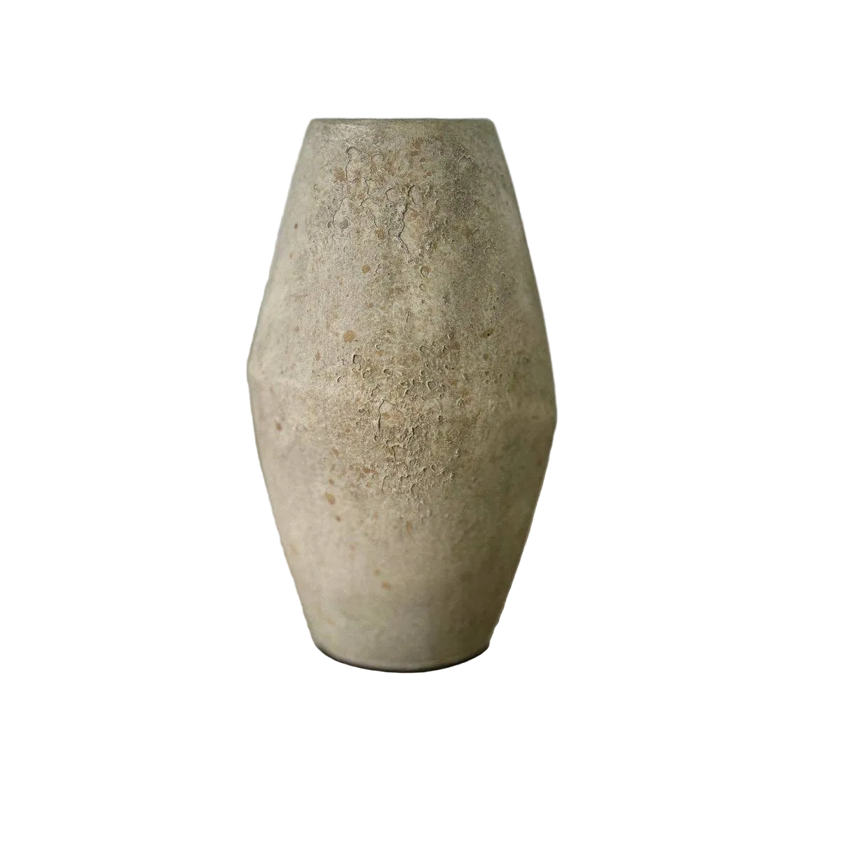 Carmen Large Rustic White Vase