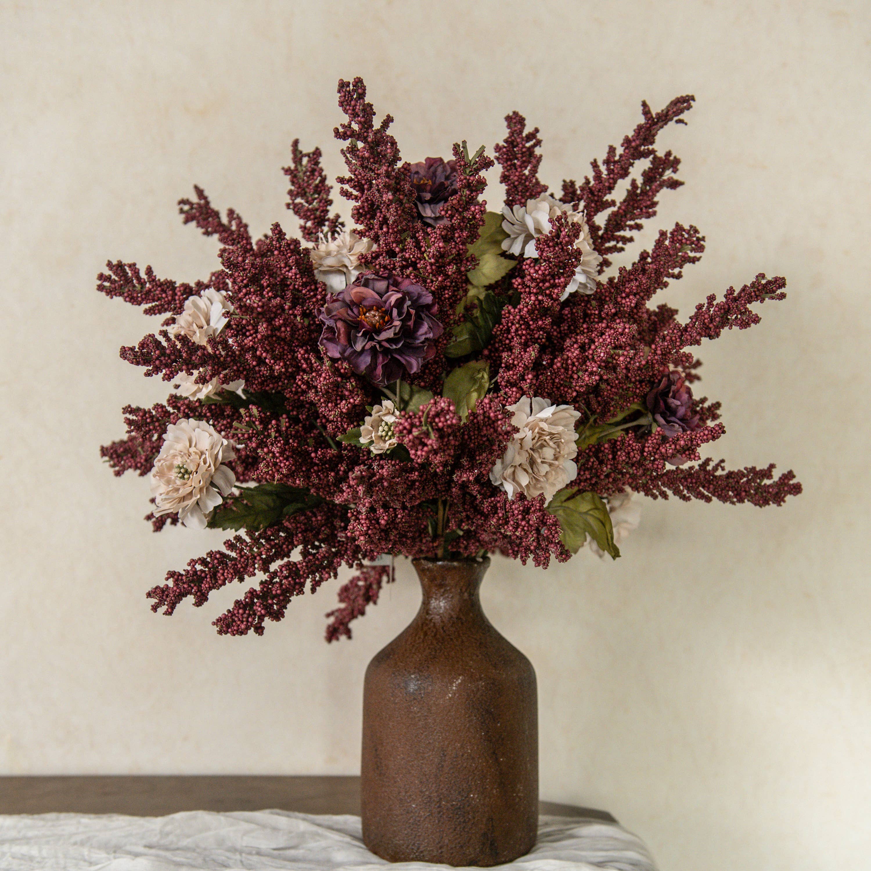 Mulberry Heather Bush, 21"