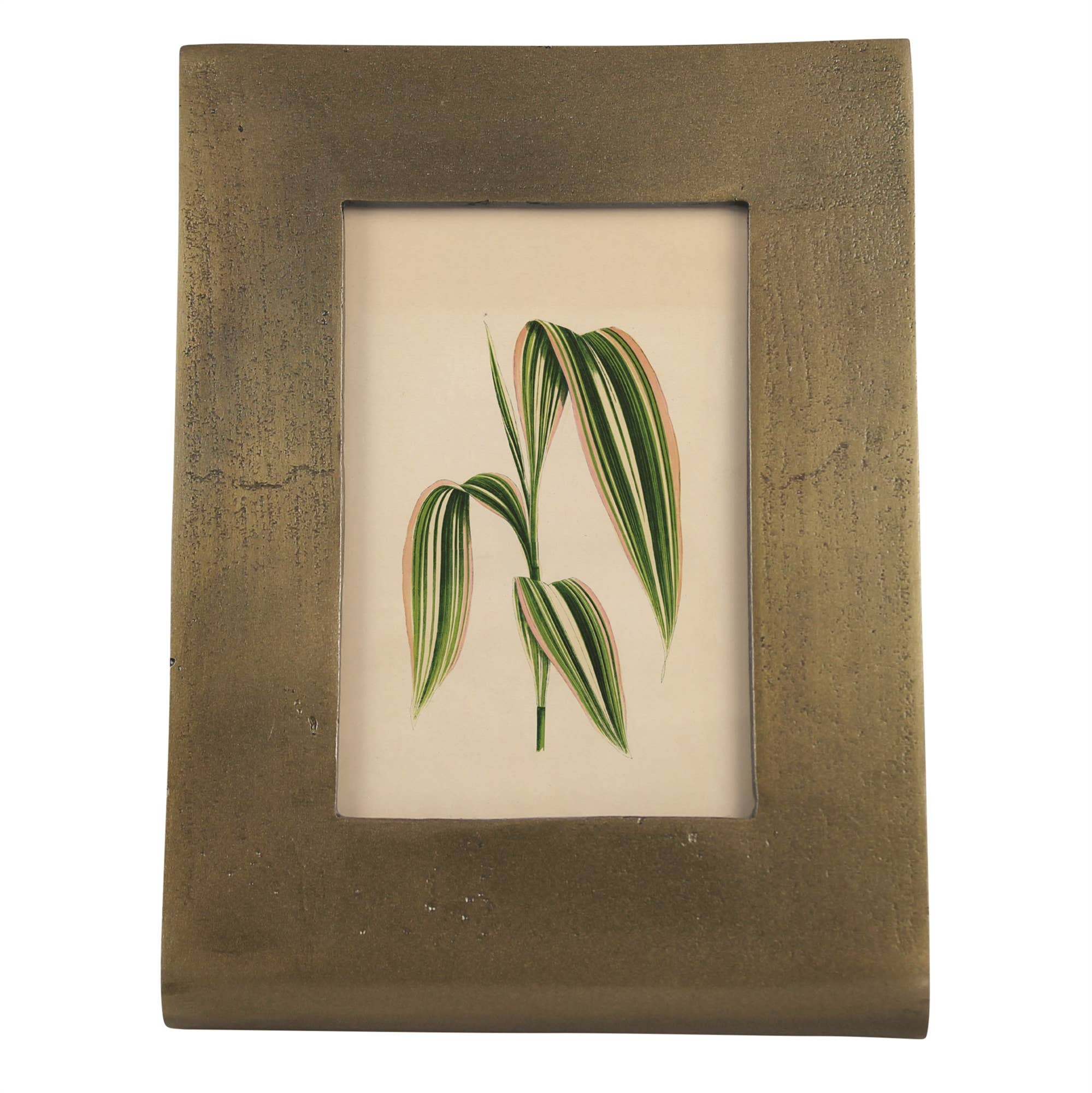 Ridley Picture Frame, Brass - Vertical, 4x6