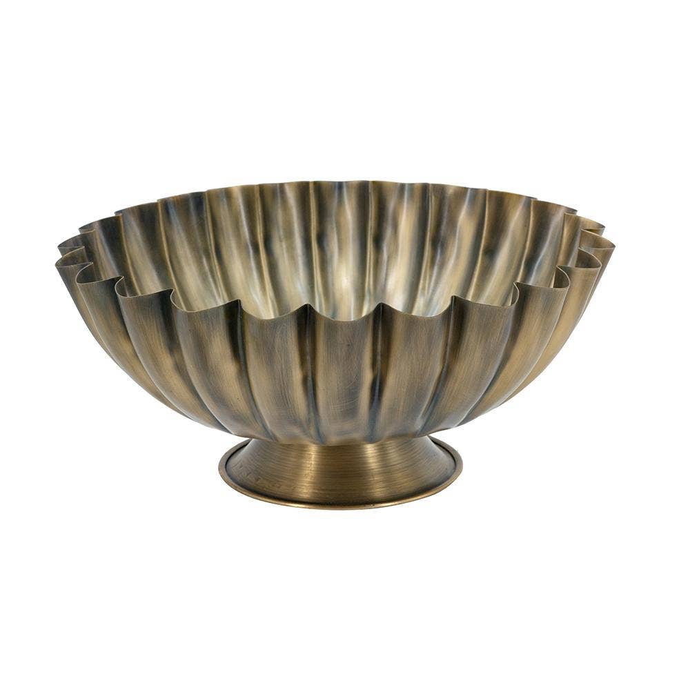 Scalloped Pedestal Bowl