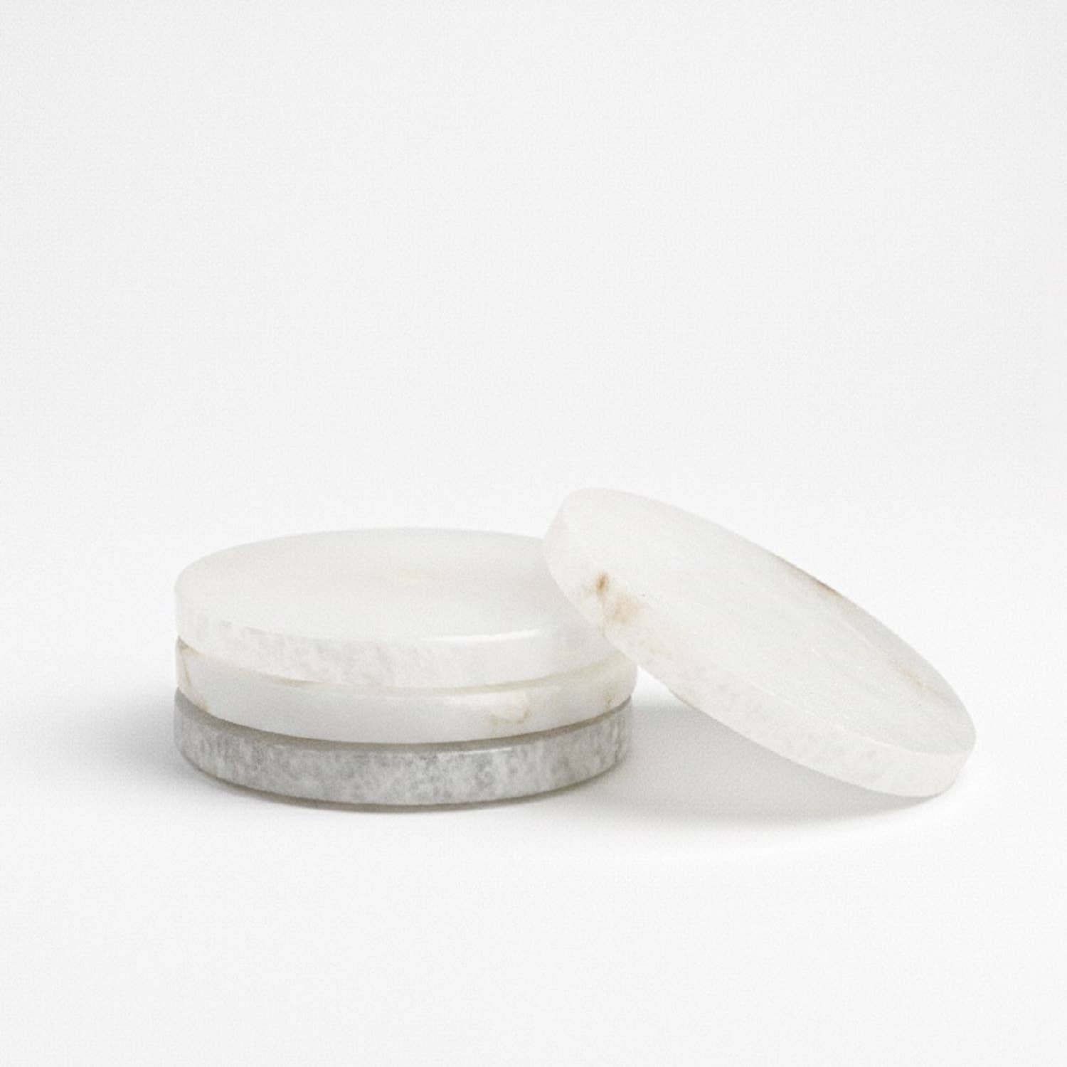 Alabaster Coasters, Set of 4