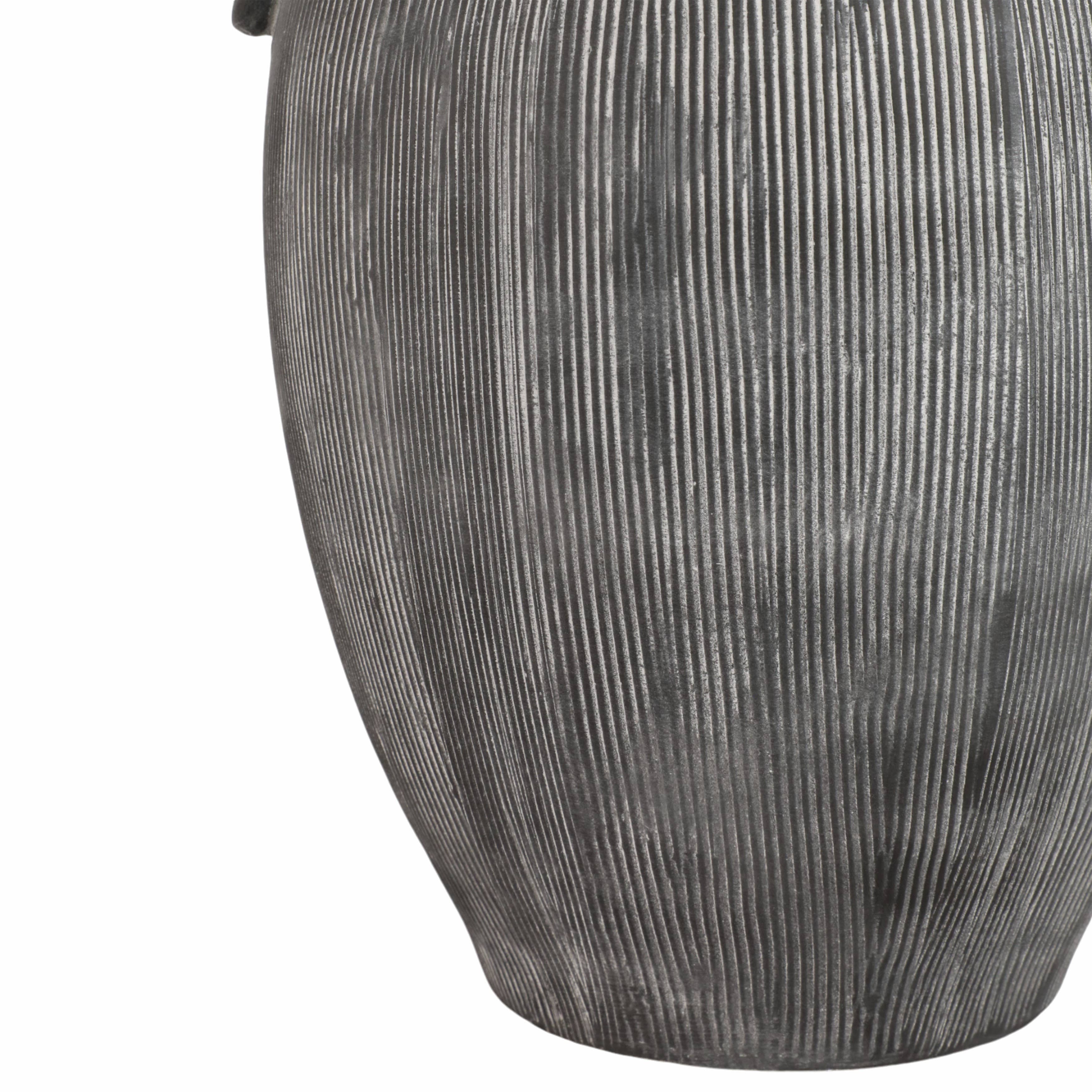 Dolomite Amphora Weathered Vase, 15"