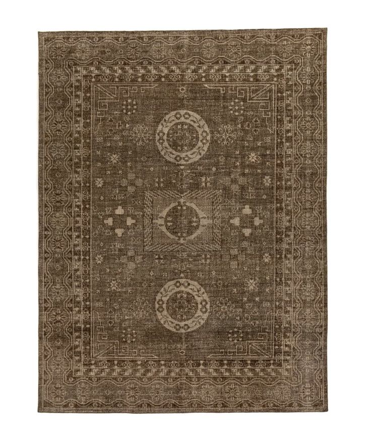 Cortona Hand Knotted Rug- Olive 8'x10'