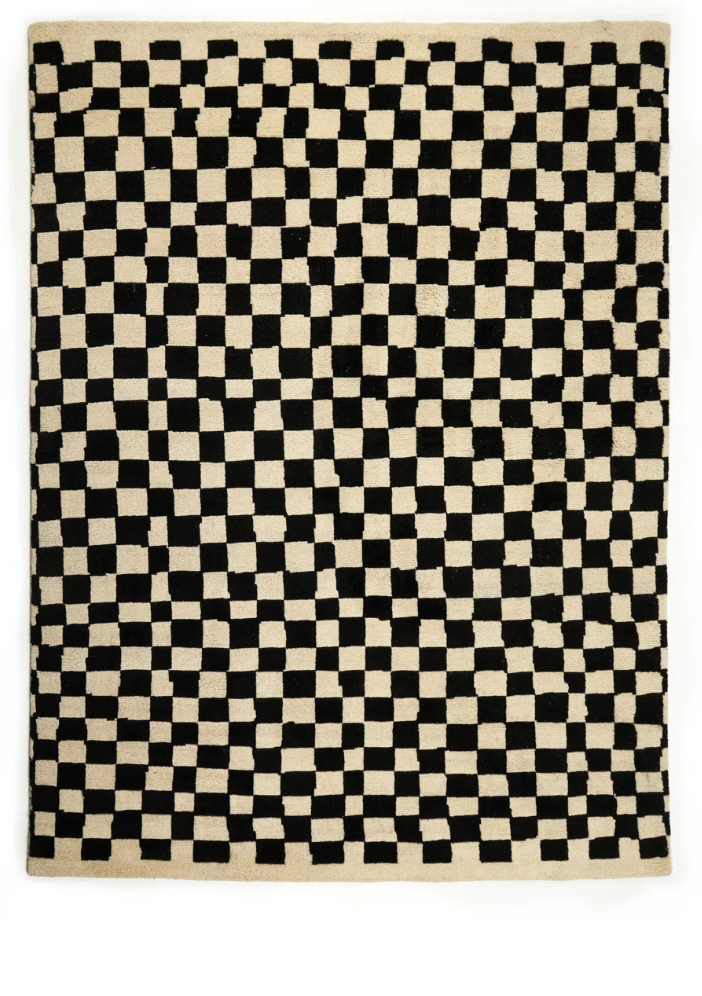 Sinead Hand Knotted Rug- Black 8'x10'