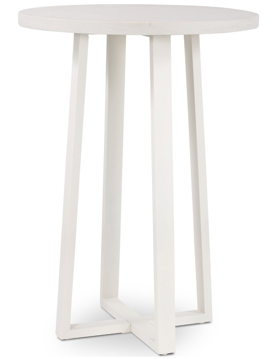 Cyrus Bar Table- Natural White- Bar