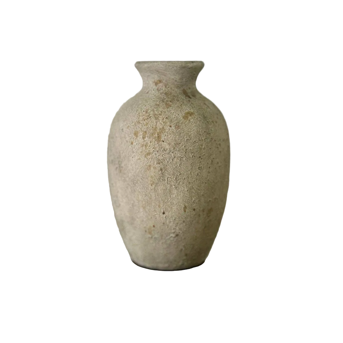 Rose Medium Rustic White Vase