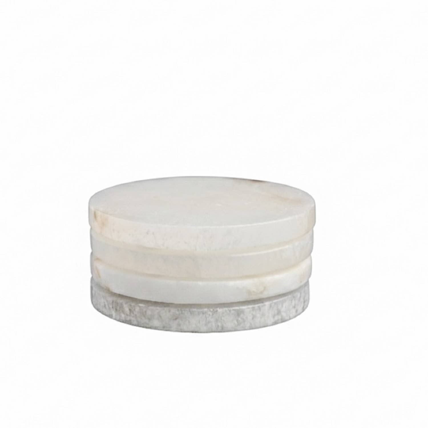 Alabaster Coasters, Set of 4