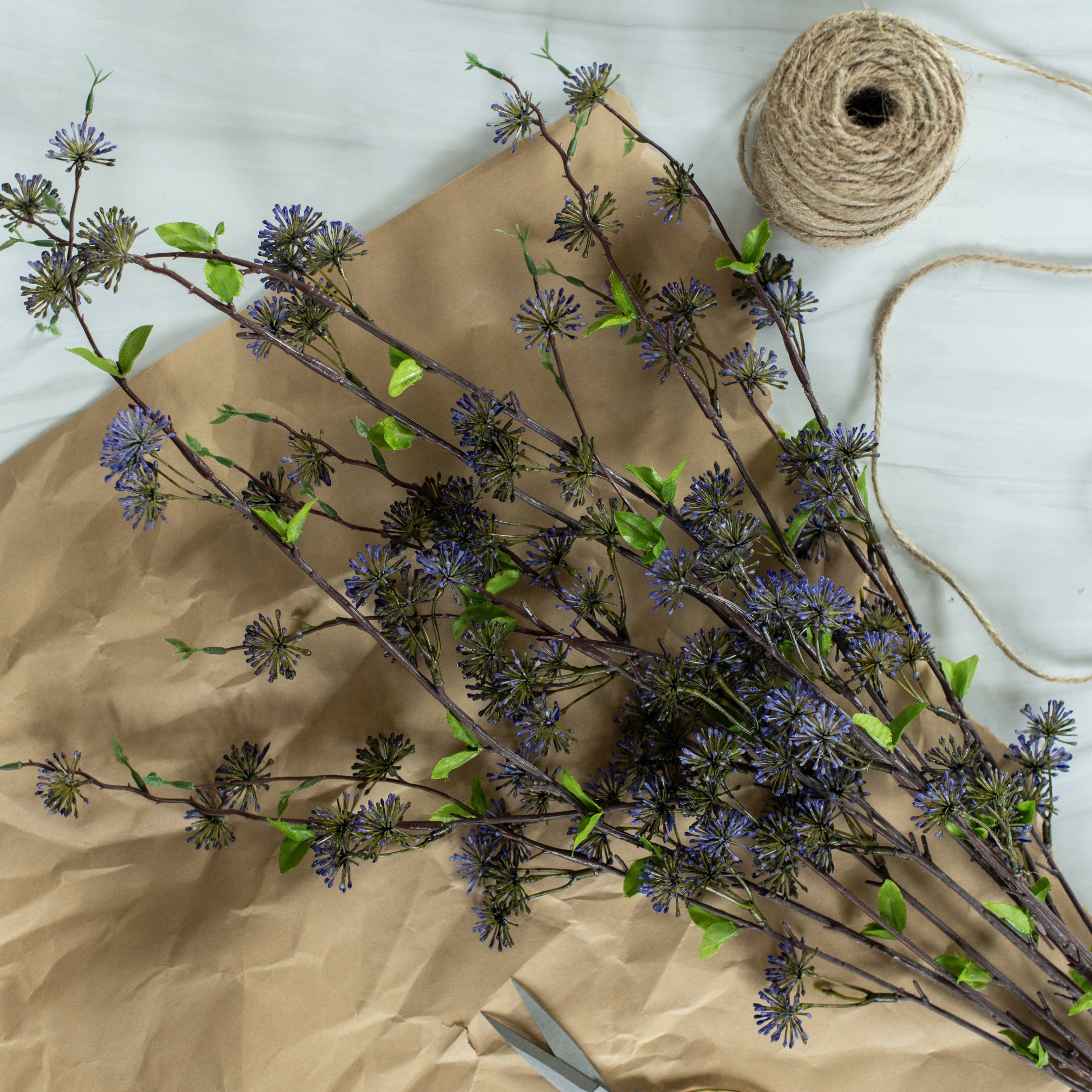 36" PURPLE EUCALYPTUS SEED BUSH