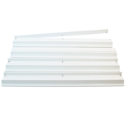 MAHJONG RACKS | Premium Acrylic | 4 Racks + 4 Pushers: Solid White