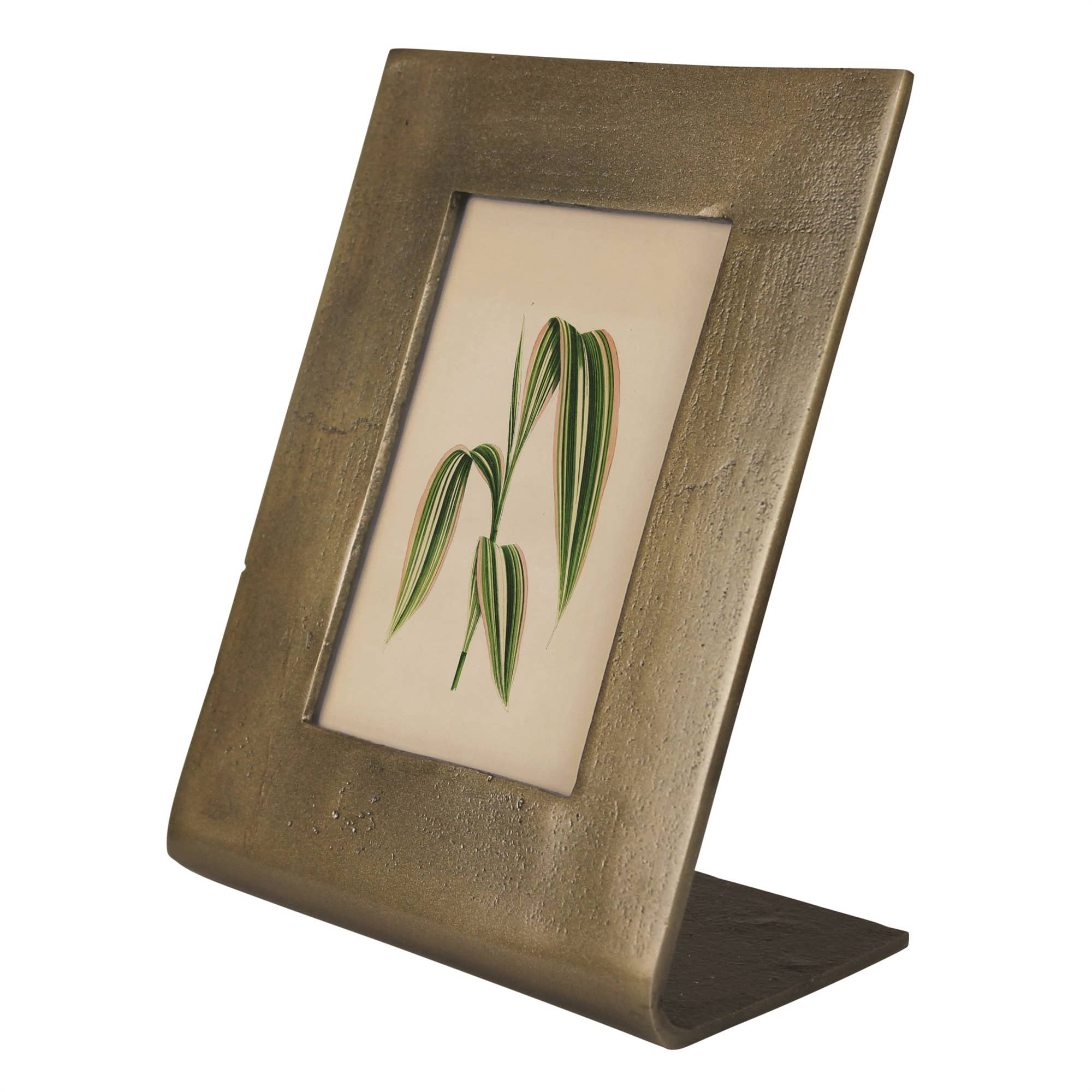 Ridley Picture Frame, Brass - Vertical, 4x6