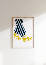 "Yellow Nike Air", Giclée Fine Art Print: 11x14